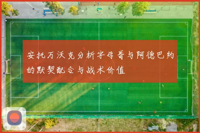 安托万沃克分析字母哥与阿德巴约的默契配合与战术价值